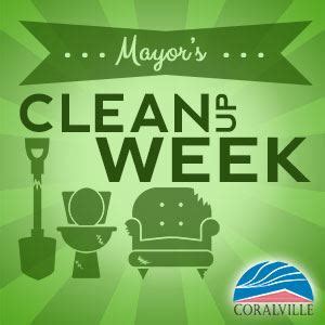 coralville trash collection|Mayor's Clean Up Week .